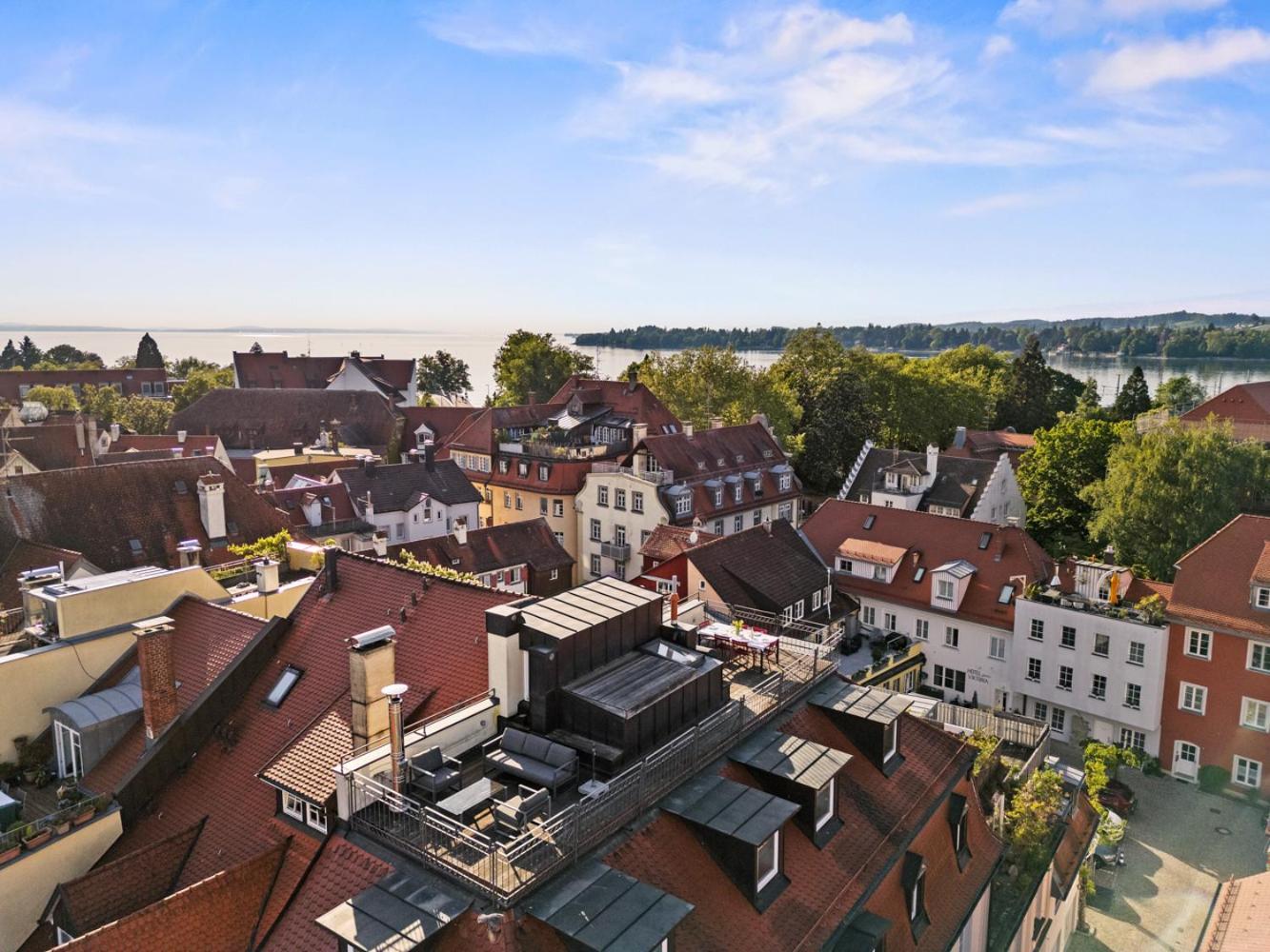 Ferienwohnung Insel-Loft - Maisonette Auf Der Insel, Exklusiv Mit Dachterrasse Lindau (Bodensee) Exterior foto
