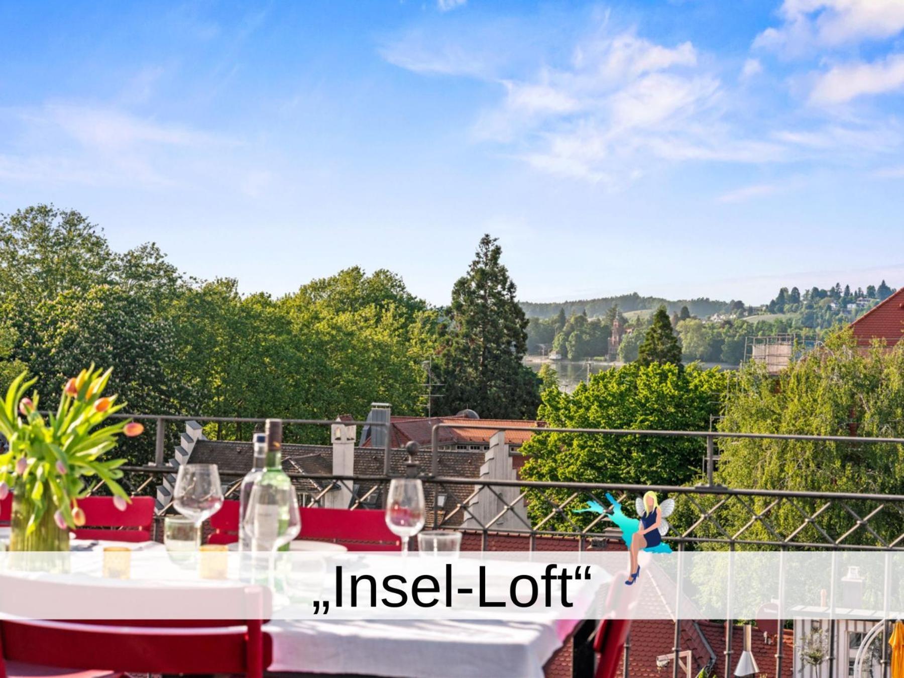 Ferienwohnung Insel-Loft - Maisonette Auf Der Insel, Exklusiv Mit Dachterrasse Lindau (Bodensee) Exterior foto